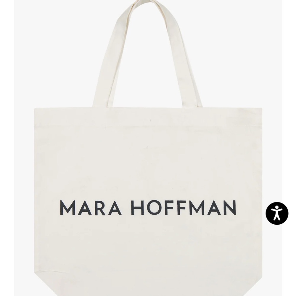 NWT, Mara Hoffman MADE X Hudson canvas shopping tote bag - Picture 5 of 5